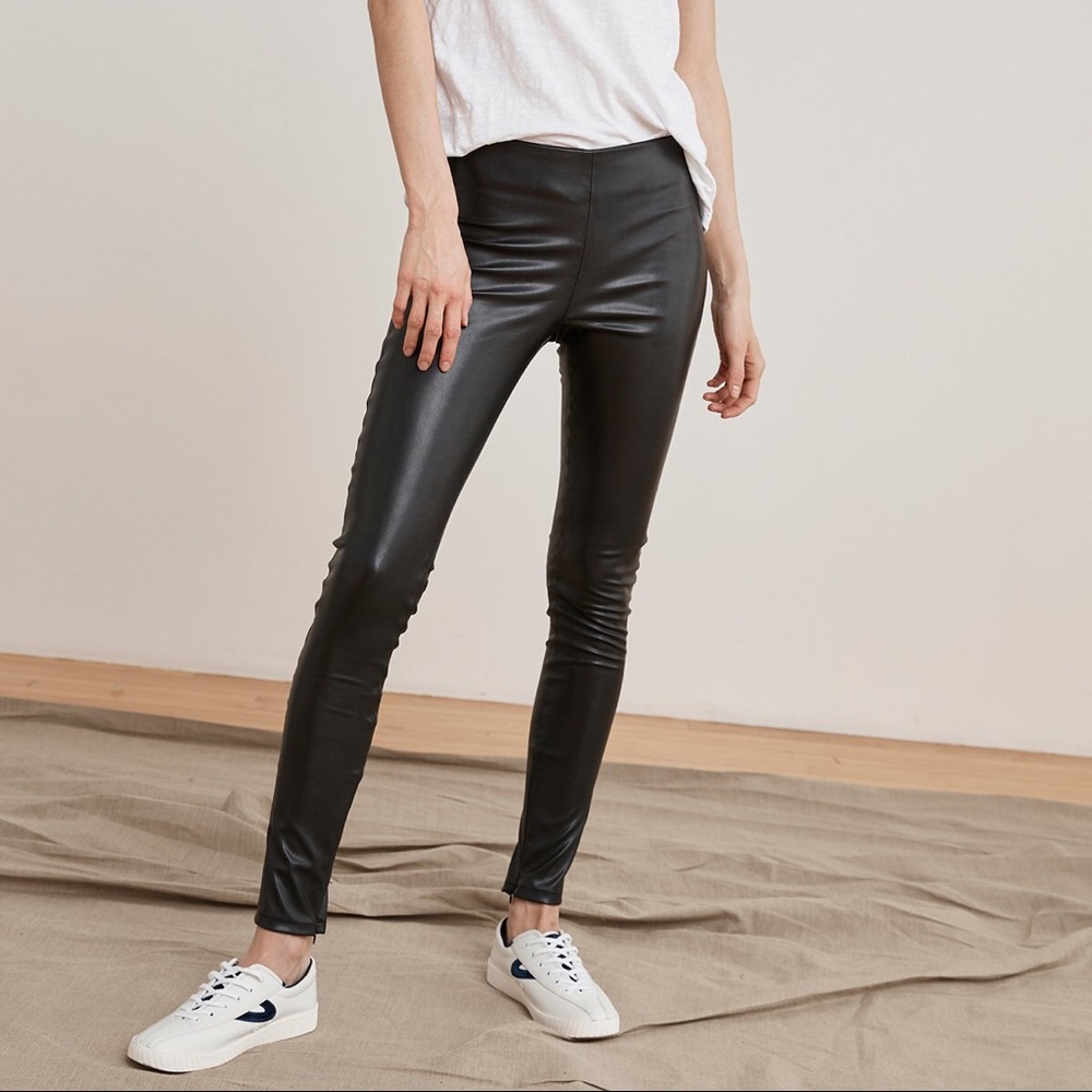 Leather leggings